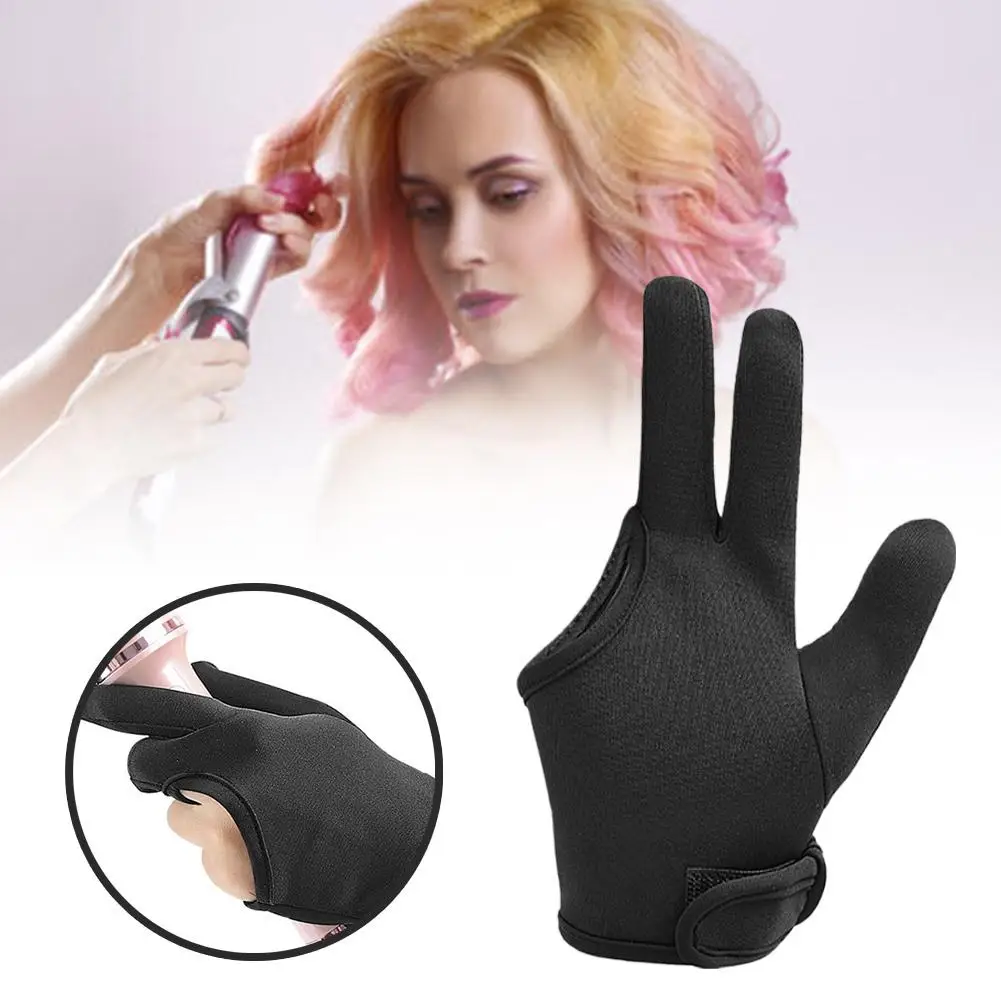 

1pc Heat resistant Glove For Microwave Oven Baking or Hair Straightener Perm Curling Hairdressing Heat Resistant Finger Glo T2H6