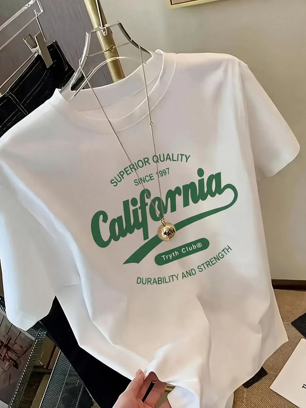 Harajuku Trend Tshirt New Fashion Circle Print Japanese-Style Korean-Style Women's Crew Neck Short-Sleeve T-Shirt Female Clothes