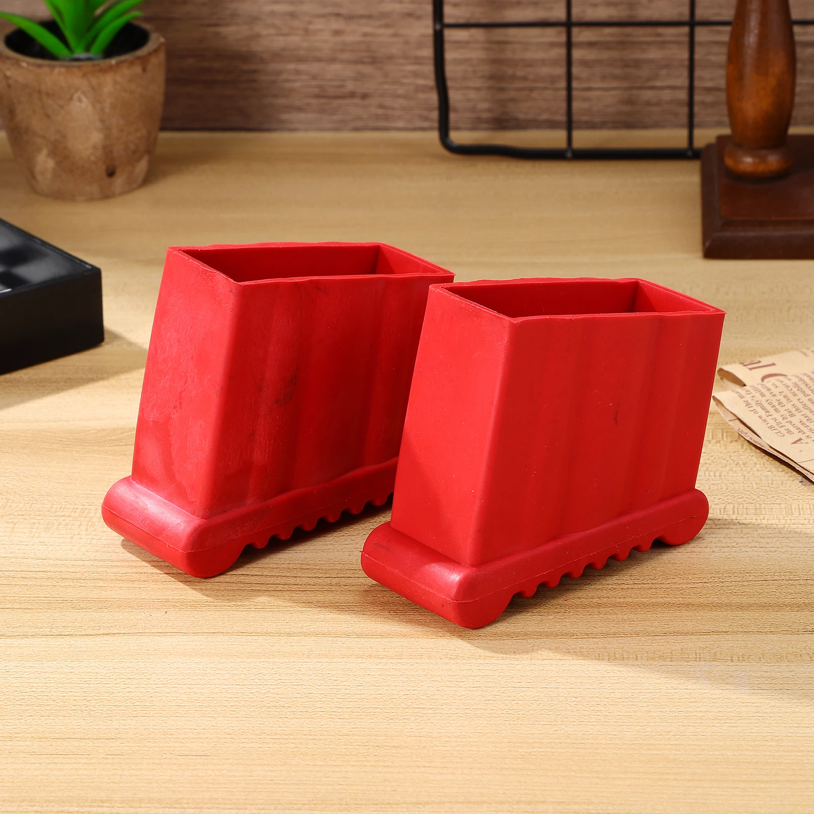 

2pcs Elevator Ladder Foot Cover Replacement Feet Rubber Pads Step Ladder Accessories Non Slip Stabilizer Boots telescopic ladder