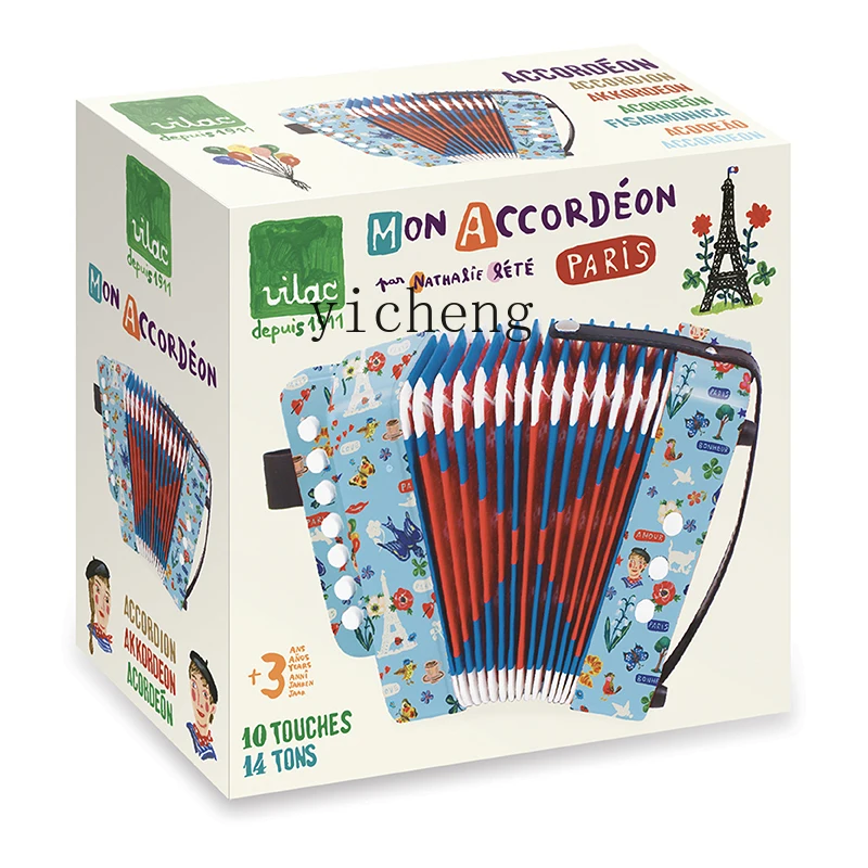 ZZ – accordéon musical pour enfants, Mini Instrument d'éveil, jouet d'entrée, cadeau pour garçons et filles de 3 ans