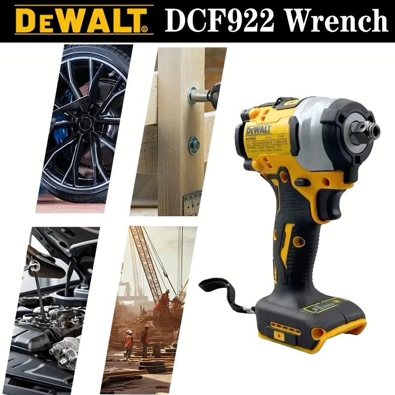 DCF922  Electric Impact Dewalt  Wrench Rechargeable High Torque 406Nm(Reverse) 1/2" 2500 RPM Universal 20V Battery Power Too