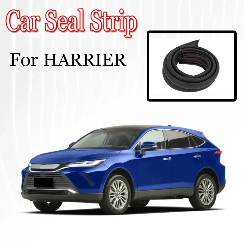 Car Door Seal Strip Rubber Noise Insulation Weatherstrip Soundproof Car Seal Strong Adhesive For C-HR Harrier Corolla Cross
