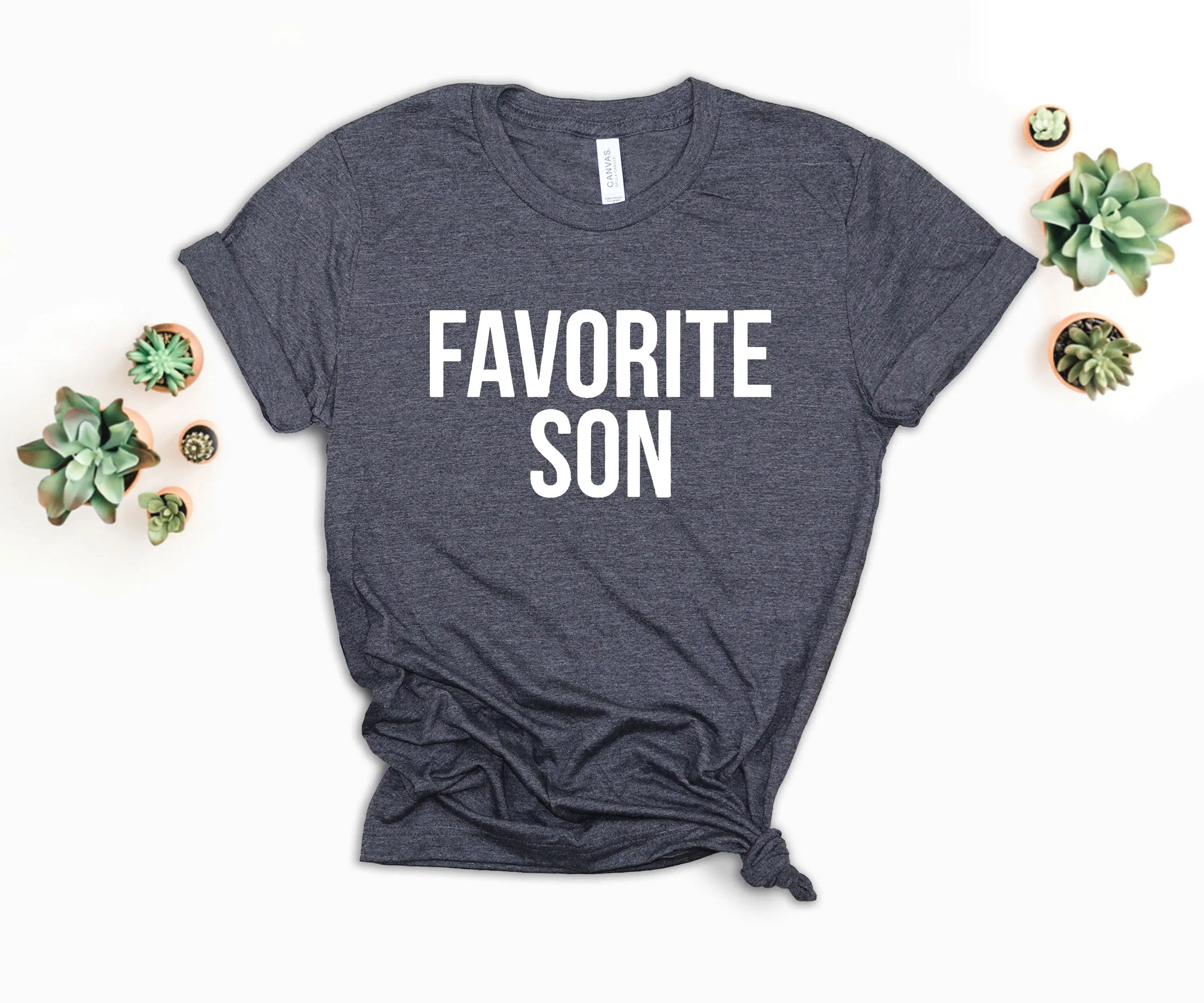 Favorite Son T Shirt Moms Dads Child Family For Kid