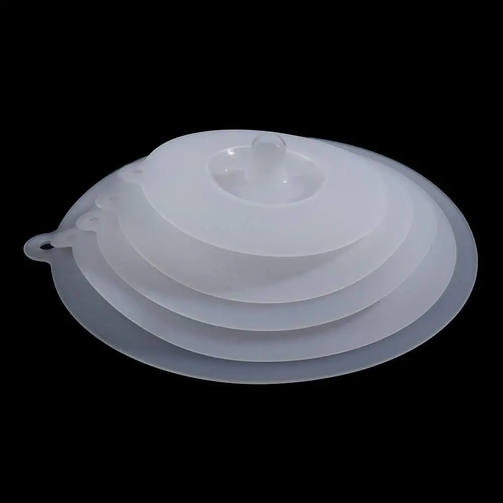 Grade Durable Prevent  Flies Heat-resistant Fresh Keeping Lids for Glass Mugs Seal Lid Cup Seals Cup Cover Bowl Cover Cup Lids
