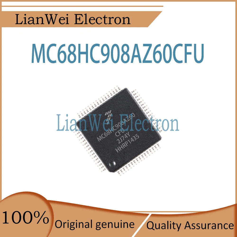 MC68HC908 MC68HC908AZ60CFU 2J74Y MC68HC908AZ60 IC MCU Chipset QFP-64