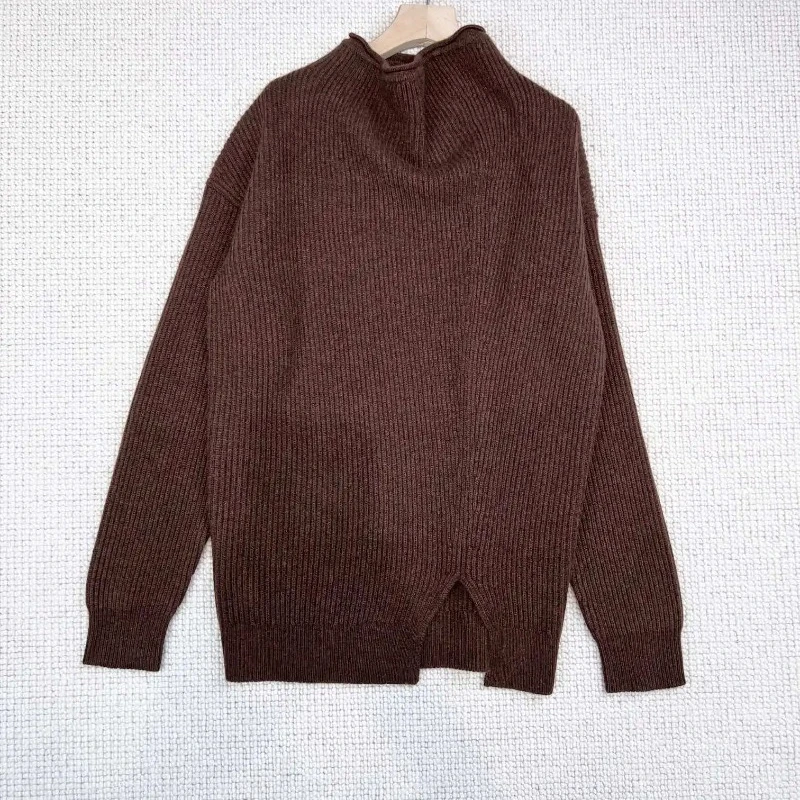 100% Cashmere Jersey Dropped Shoulders Loose Fit Pullover Women Sweater