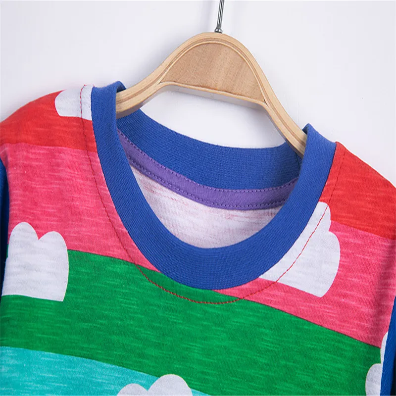 Springen Meter Neue Marke Apple Langarm Kleider Für Baby Mädchen Kleidung Baumwolle Herbst Frühling Prinzessin Party Nette Mädchen Kleider – Detail 6