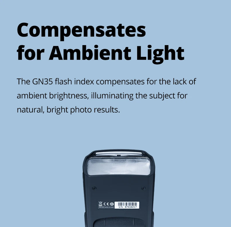 Ambitful AF970 Flash Light Speedlight Speedlite Universal for Fujifilm Nikon Ca