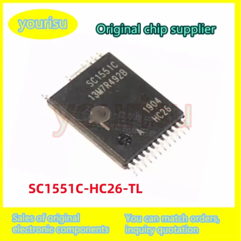 1-10Pcs/Lot New Original SC1551C-HC26-TL SC1551C-HC26 SC1551 INSOP-24 Screen Printed SC1551C Power Converter IC