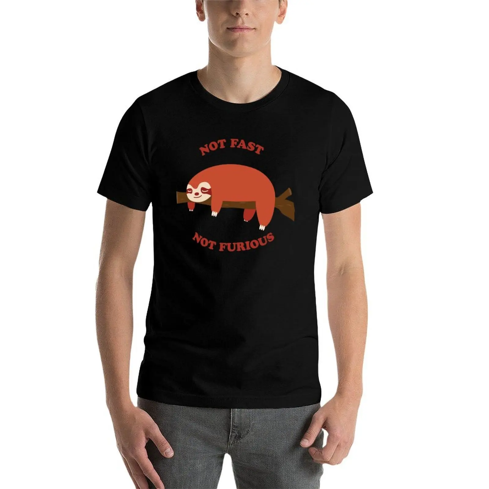 not fast not furious slothElla&x27;s T-Shirt Independence Day Short Sleeve T-Shirt - view 4