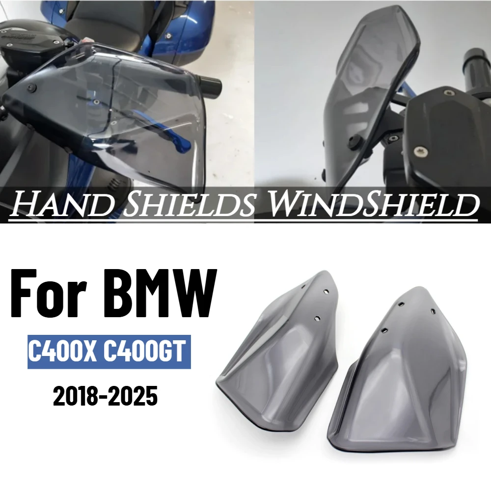 Handlebar Brake Clutch Handle Guards Protector For BMW C400X C400GT 2018-2025 Motorcycle Handguards Hand Shields WindShield Kit