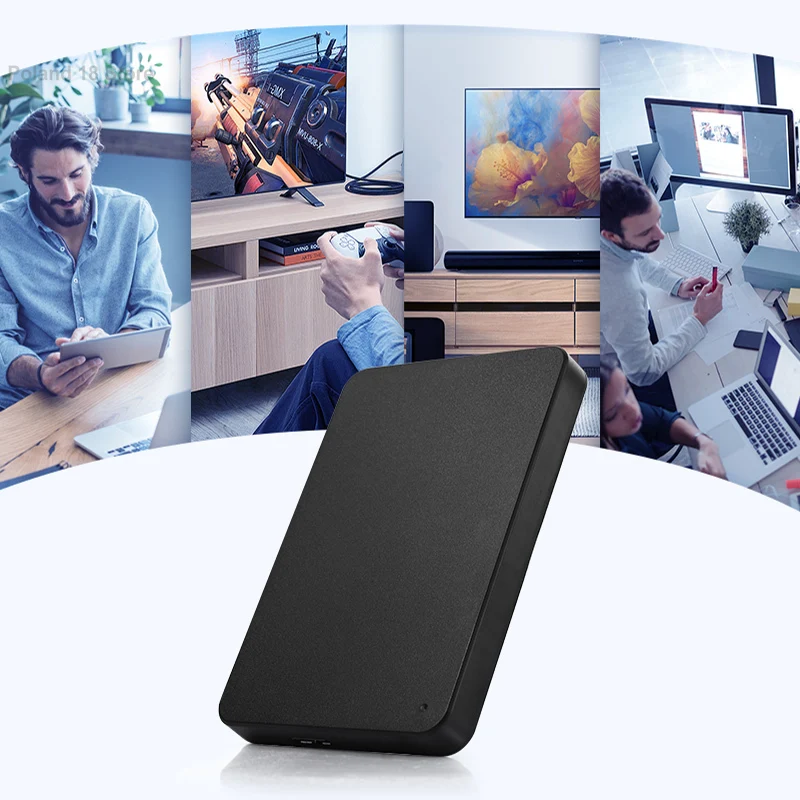 منتج جديد محمول خارجي 1 تيرا بايت عالي السرعة USB 3.0/2.0 لعبة HDD خارجي يؤدي لأجهزة الكمبيوتر المحمول PS5