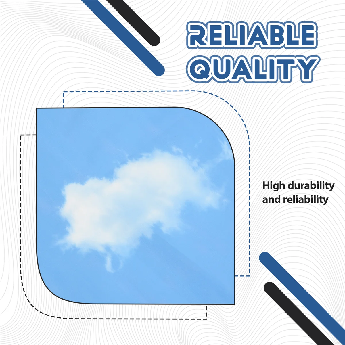 

TCE 3x5ft Blue White Cloud Photography Backdrop Screen Background Studio Props