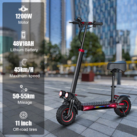 J11-Max Electric Scooter 1200W Motor 48V18AH Battery With Seat E-Scooter Adult 11\