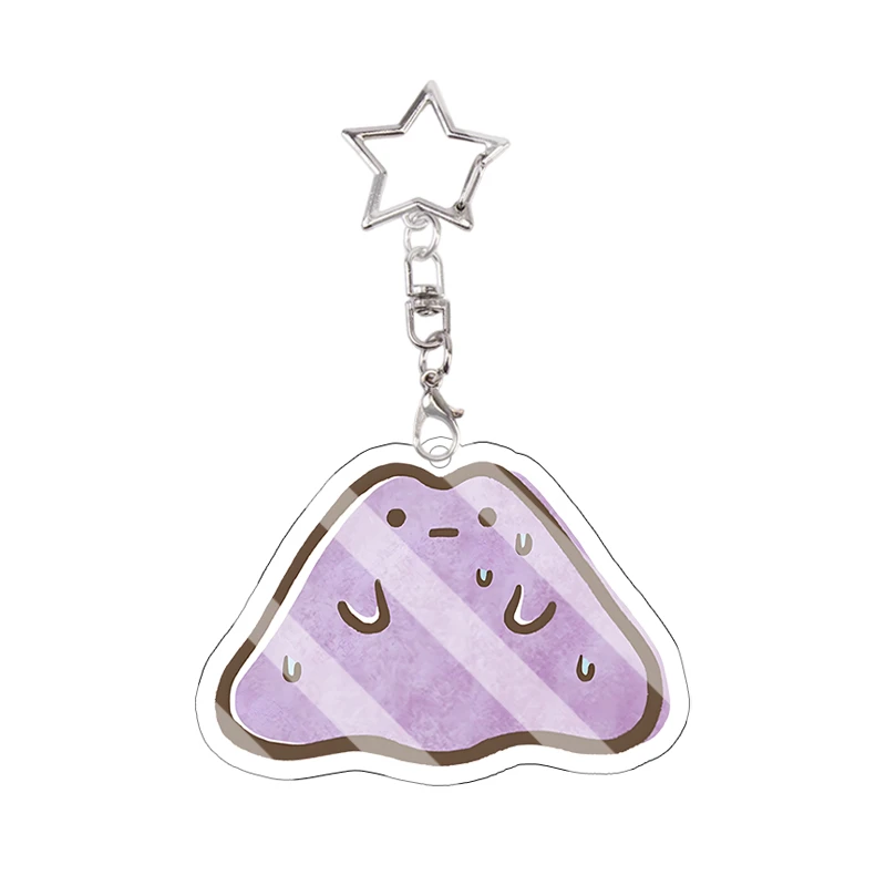 Snorlax Wigglytuff Eevee Acryl-Schlüsselanhänger Kawaii Pachirisu Trendiger Anhänger Taschendekoration Beliebte Modelle Kettenanhänger Geschenk – Detail 20