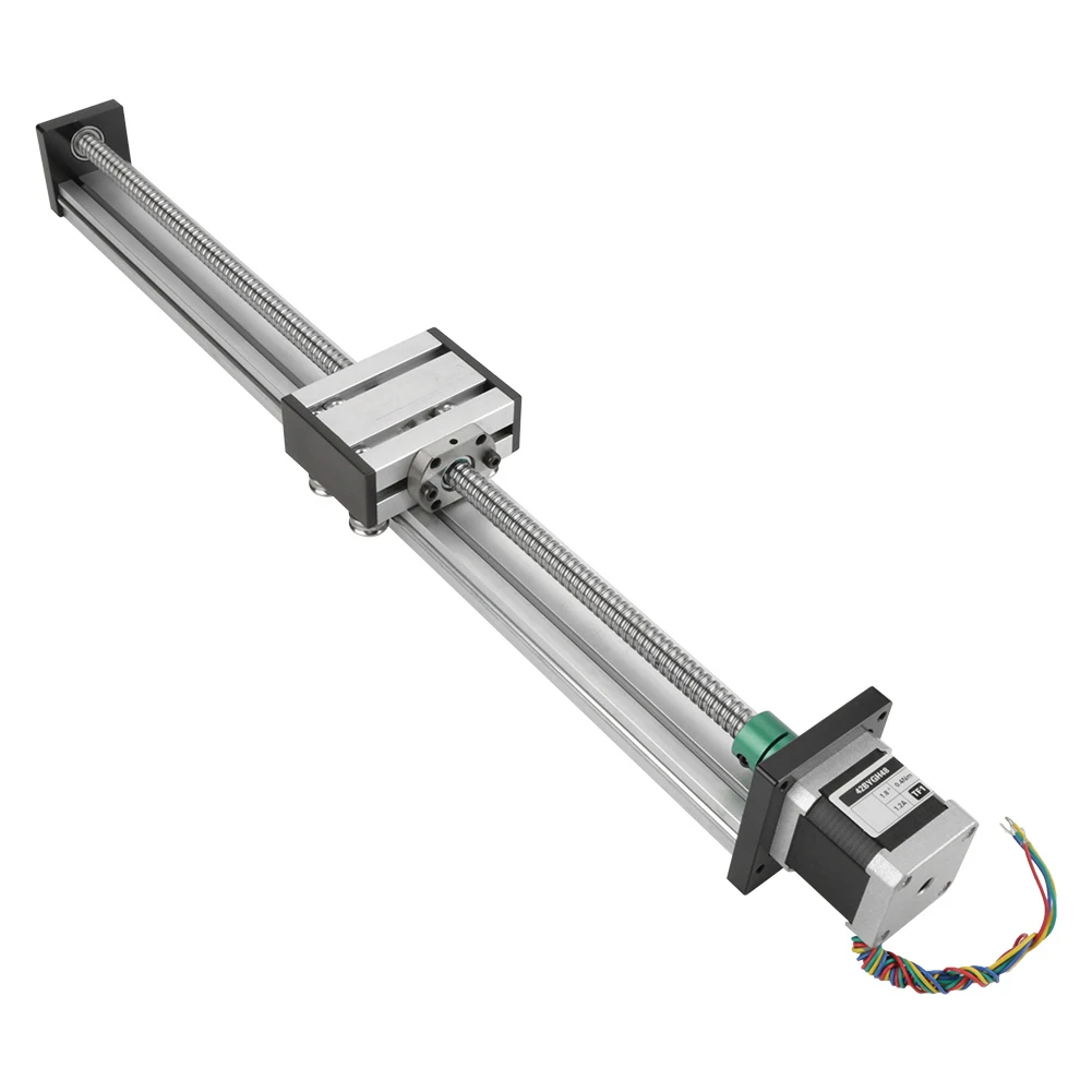 

Ball Screw Linear Stage Linear Slide 1204 Ball Screw Linear Slide Stroke Long Stage Actuator with Stepper Motor 400mm Stroke