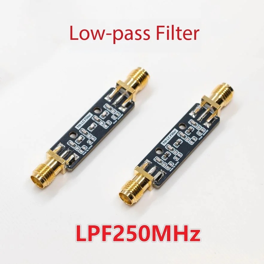 250MHz LC LPF Low Pass Filter Test Board 70dB Rejection RF PCB Module