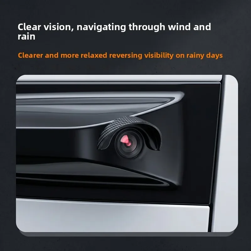 Universal Car Rear View Camera Rain Visor Hood Waterproof Protective Cover Backup Camera Sun Shade Rain Shield PVC Accessories