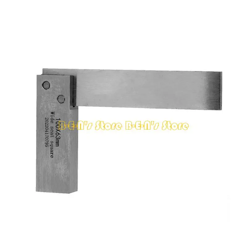 Y1AD L-Type Measuring Tool Machinist Square Angles Ruler 90 Degree Right Angles Wide Seats Square Wide Base Square