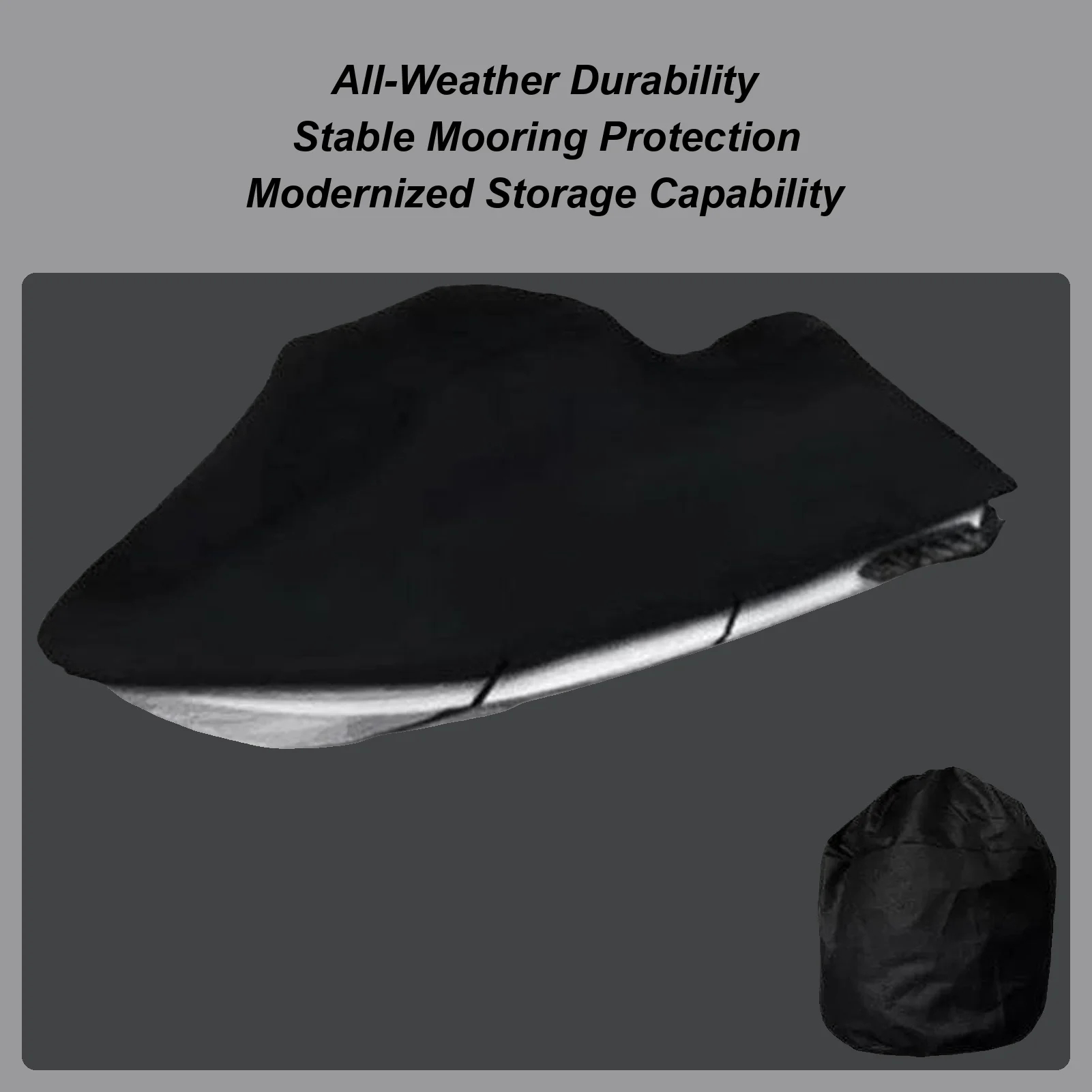 

Boat Cover UV-Resistant Watercraft Protector With Storage Bag Watercraft Cover For Recreational Boaters Water Sports Enthusiasts