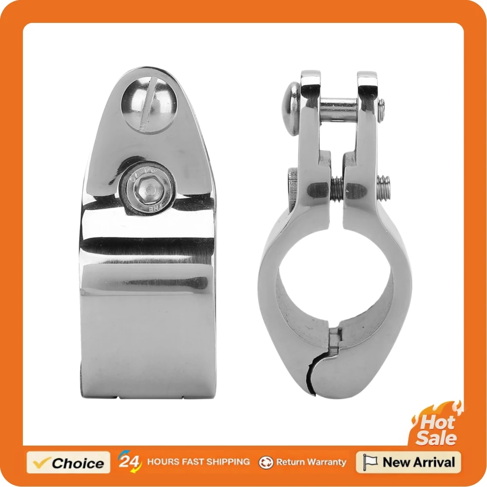 2Pcs Boat Marine Hinged Upper Jaw Slide Hardware Fittings Stainless Steel Sliding Jaw Hinge Boat Jaw Hinged Ship Accessories