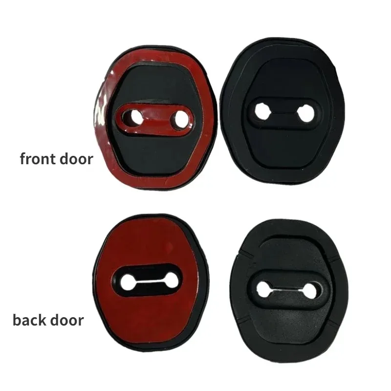 For Chery Jaecoo 6 J6 ICAR 03 2024-2026 silicone Car Door Lock Anti-rust Cover Shock Absorbing Cushion Trim interior Accessories