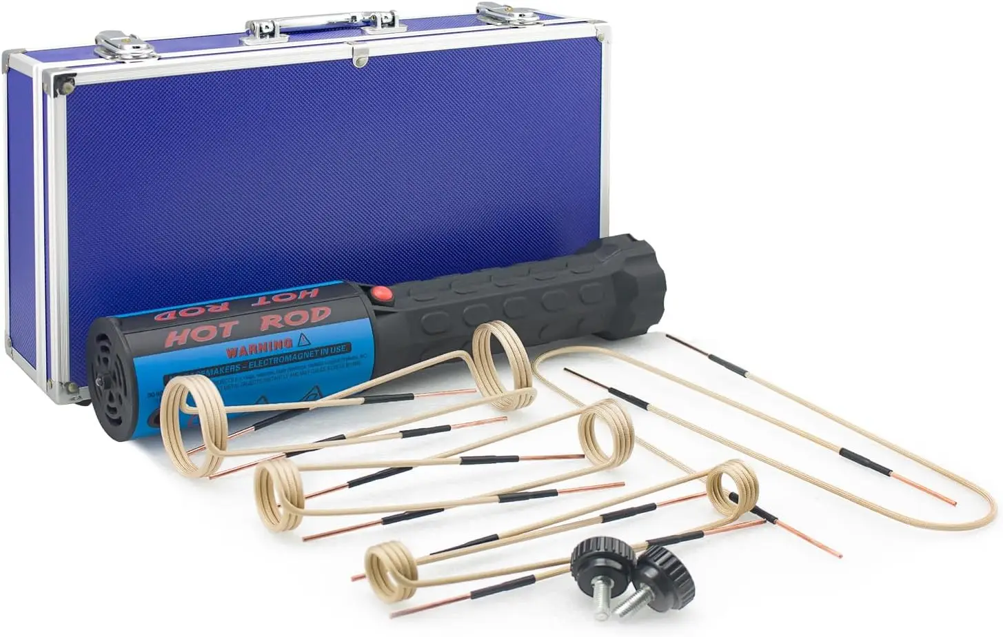 

Induction Heater Bolt Removal - 1200W 110V Hand Held Magnetic Induction Heater with 8 Coils and Portable Toolbox, Nut Buster Too