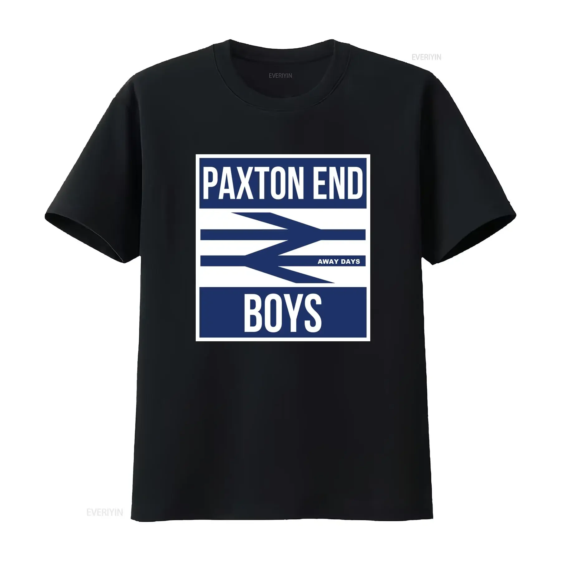 Футболка PAXTON END BOYS Away Days: Стильный дизайн для болельщиков North London, Tott, Lilywhites, White Hart. Винтажная, с эффектом потертости.
