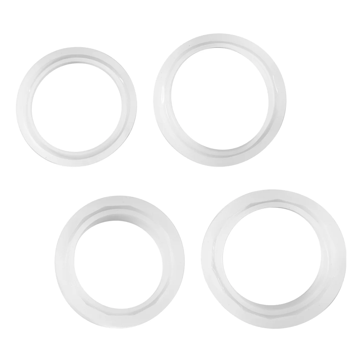 FZFZ 4 個シリコンモールドモールドラウンドカーブバングルブレスレットジュエリー作成 DIY