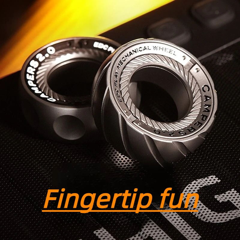 Magnetic Ring for Stress Relief Anti-Anxiety Fidget Toy Spinner Ring for Adults Cool Gadgets for Men Women, Birthday Gift Idea