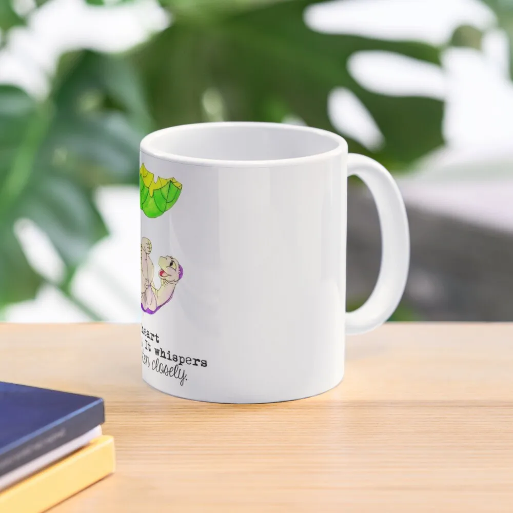 

The Land Before Time: Let your heart guide you. It whispers, so listen closely Coffee Mug