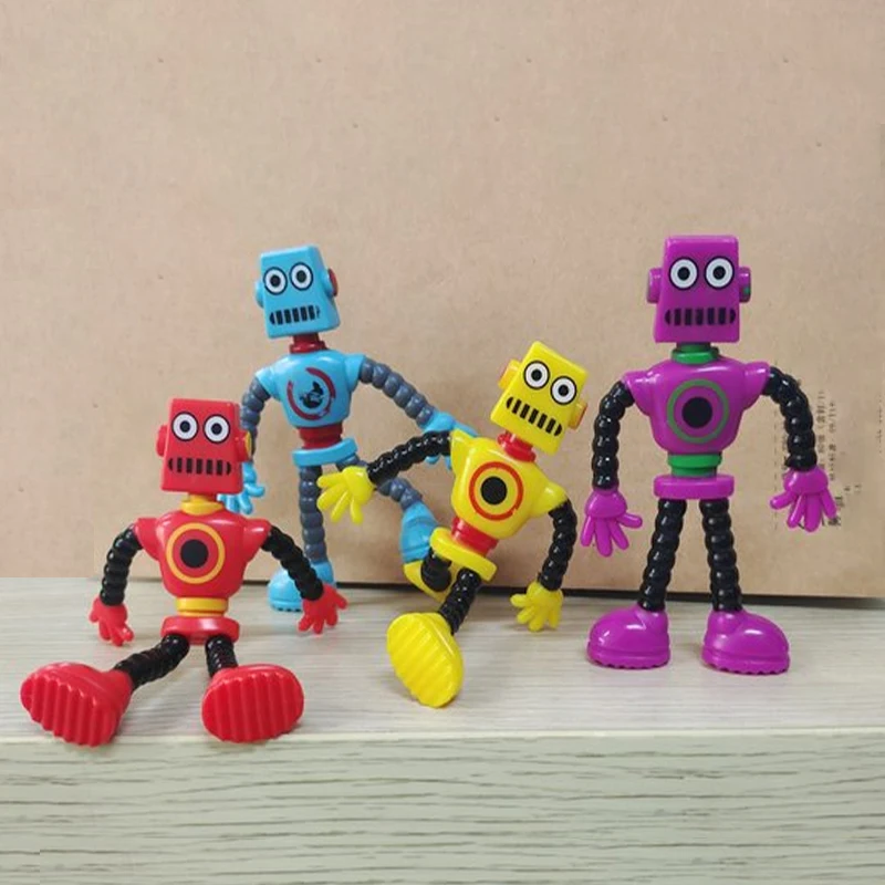 Decompression Toy Robots Diverse Gameplay Customizable Shapes Bend Casually Iron Wire Robot Parent Child Gifts Creative Toys