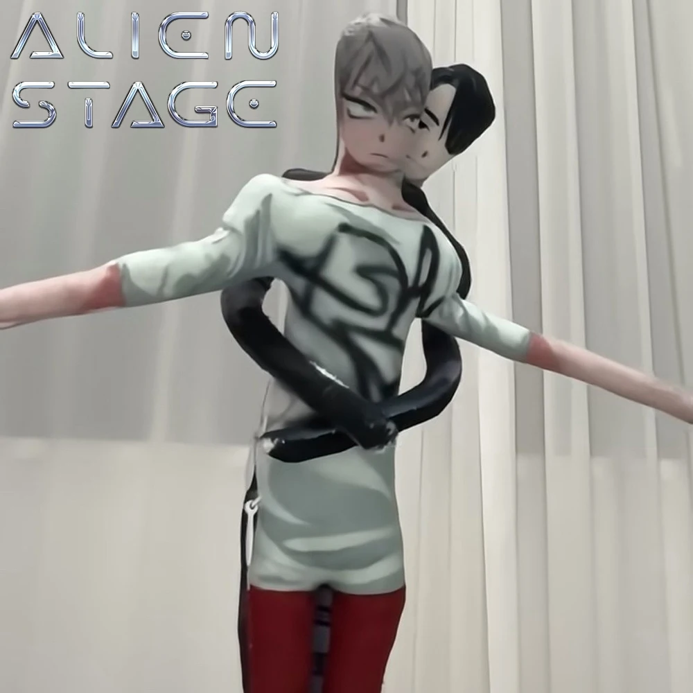 Mascotte de forme torsadée et mince, modèle abstrait, décoration de scène Alien Anime Ivan jusqu'à Cosplay, poupée en peluche en coton