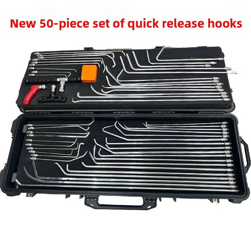 【2026 Hot Selling】New Model Pro Grade Steel for Super for Quick-Release Hook 50-Piece Set for Car Body Dent Repair and Sheet Met
