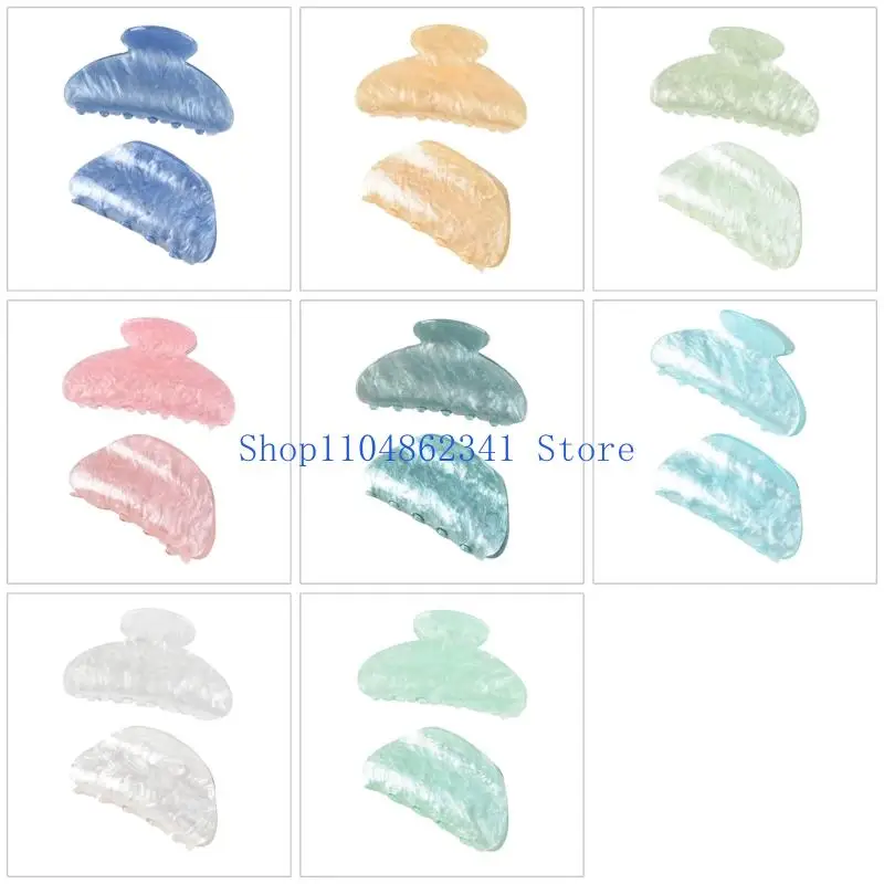 5asd Nacreous Wide Hair Clip Kẹp Claw Clip Tóc Barrettes Delicate lớn Công cụ tạo kiểu tóc đầu