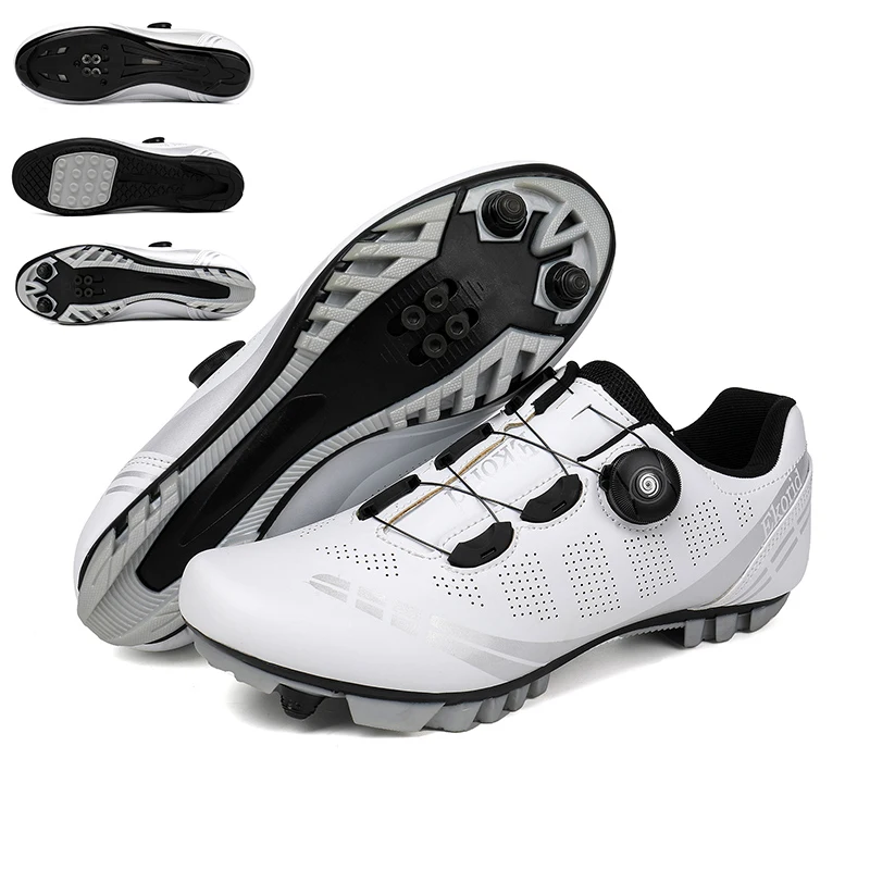 أحذية ركوب الدراجات للرجال سباق الطرق SPD المرابط أحذية رياضية لركوب الدراجات الجبلية MTB أحذية نسائية بدون قفل للتدريب على ركوب الدراجات Sho #1