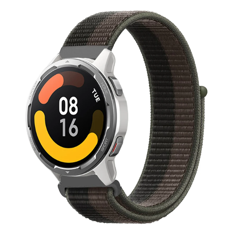Браслет с нейлоновой петлей для Xiaomi Watch S1 Active Pro, спортивный цветной ремешок для смарт-часов Xiaomi Mi, 22 мм