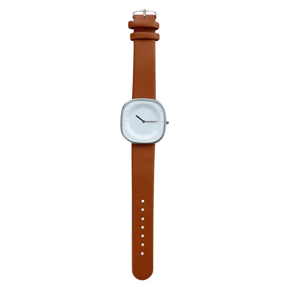 

Wrist Watch For Women Simple Style White Dial Comfortable Lightweight Strap Fashionable Female Wristwatch Gift Festival