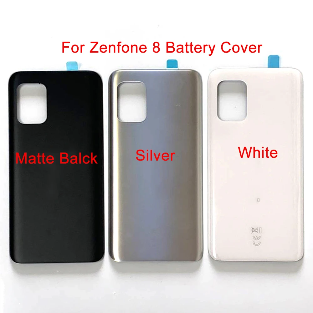 Grade AAA For Asus Zenfone 7 ZS670KS Battery Cover 7 Pro ZS671KS For Asus Zenfone 8 Back Cover 8 Flip 8Flip Back Case Housing