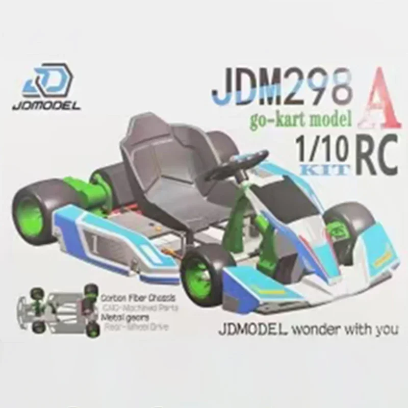 JDMODEL pour 1/10 RC Track Go Kart modèle voiture Simulation Go Kart modèle Kit JDM-298