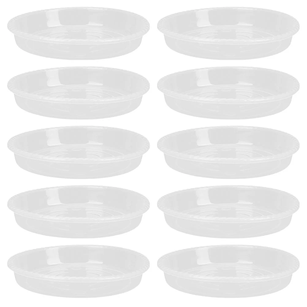 

Plant Saucers Flower Pot Tray Dish Indoor Pots Plastic Water Trays for Plants Houseplants