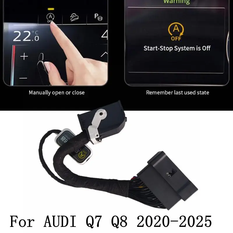 Automatic Start Stop Engine Control Sensor Auto Off Device Closer Relay Plug Cable For Audi Q7 4M A8 D5 4N RS Q8 Quattro 2018-25