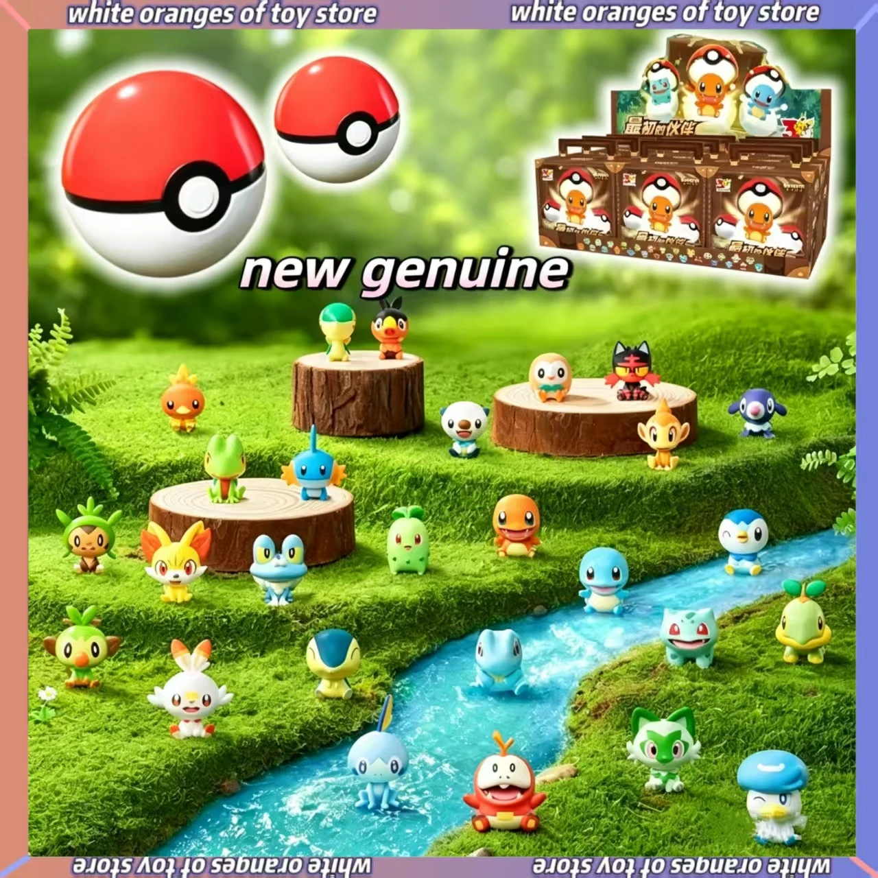 funism-pokemon-30th-anniversary-blind-box-figure-starter-pokemon-poke-ball-collectible-desktop-ornament-for-adult-collection