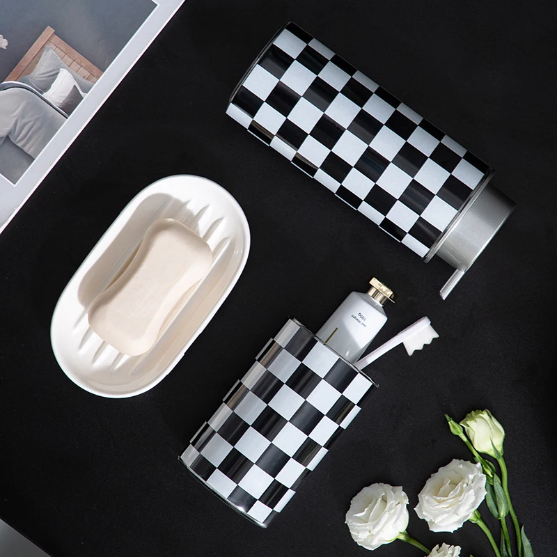 Botol Lotion Keramik Kaca Kota - Zara Home Bathroom Set ulasan dan harga
