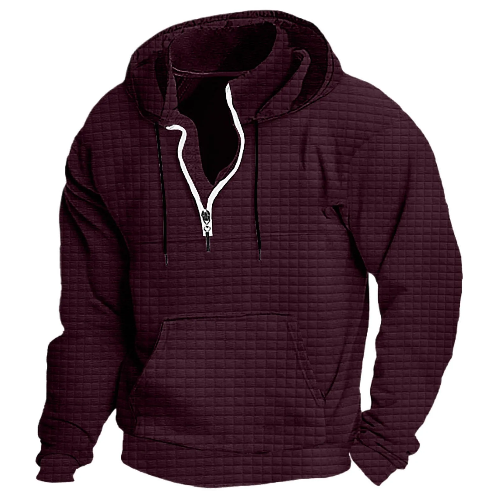 2024 New In Men's Hoodies Sweatshirts Jacquard Hoodie Fleece Men Hooded Sweatshirt Pullover For Male Hoodie Man Sweatshirt