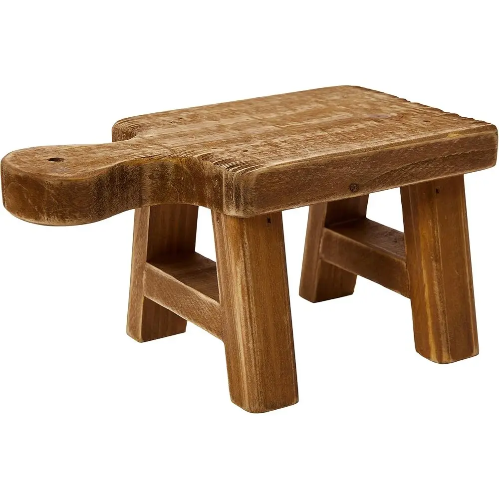 

Compact Wooden Stand with Lifting Grip