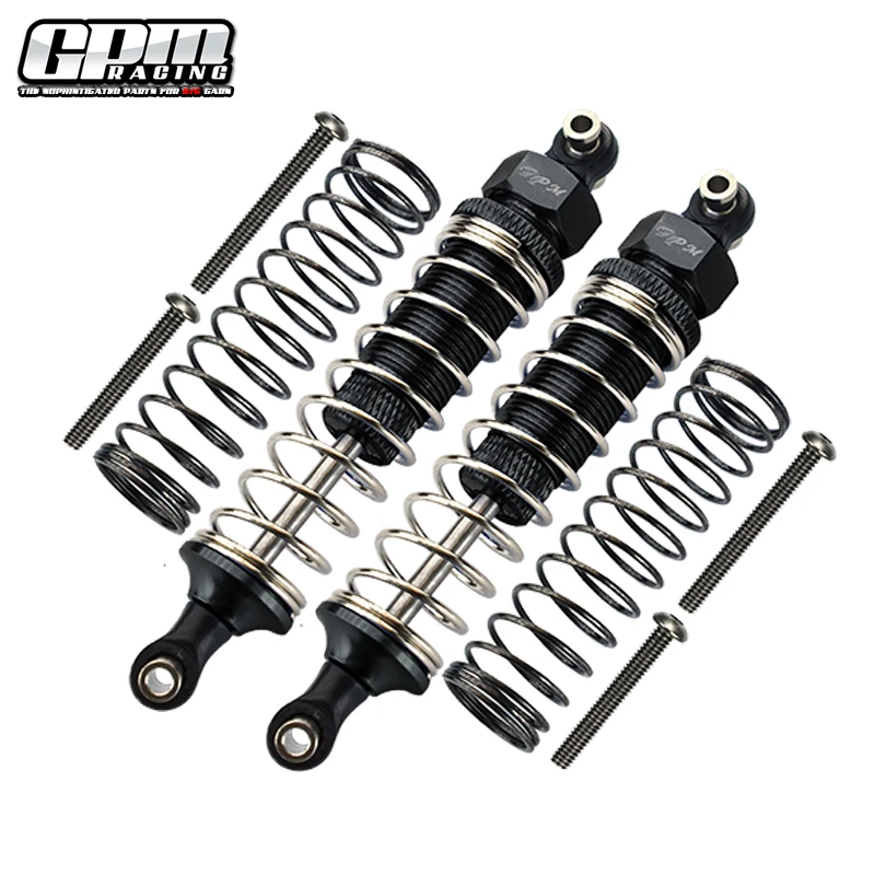 GPM ALUMINUM FRONT/REAR ADJUSTABLE SPRING DAMPERS For 1/10 TRX4 DEFENDER TRAIL CRAWLER-82056-4
