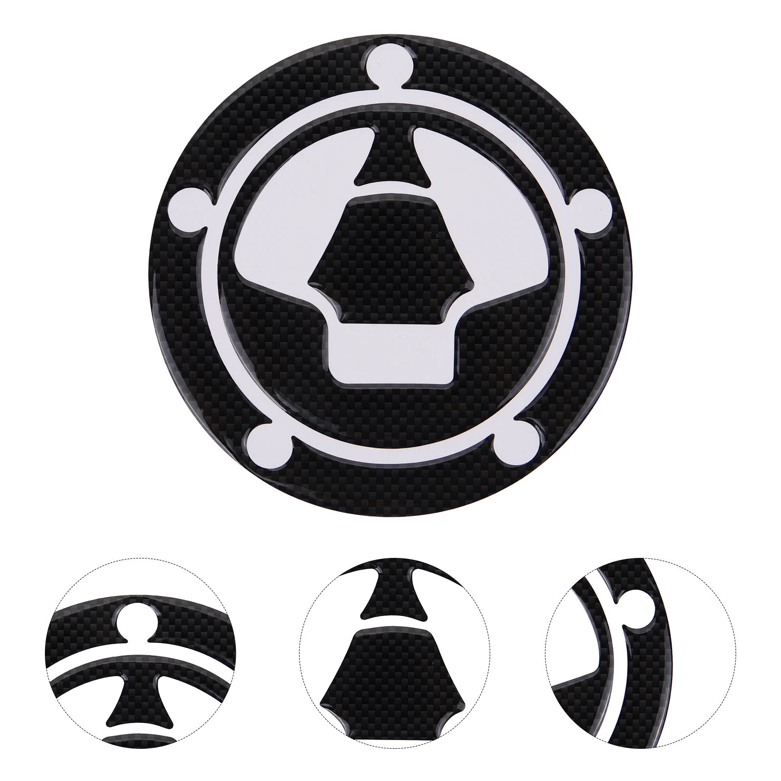 

Motorcycle Gas Sticker Fuel Tank Protector Cap Pad Decor Compatible With Z1000 Sx Gtr1400 Rubber Durable Easy Install Fashion