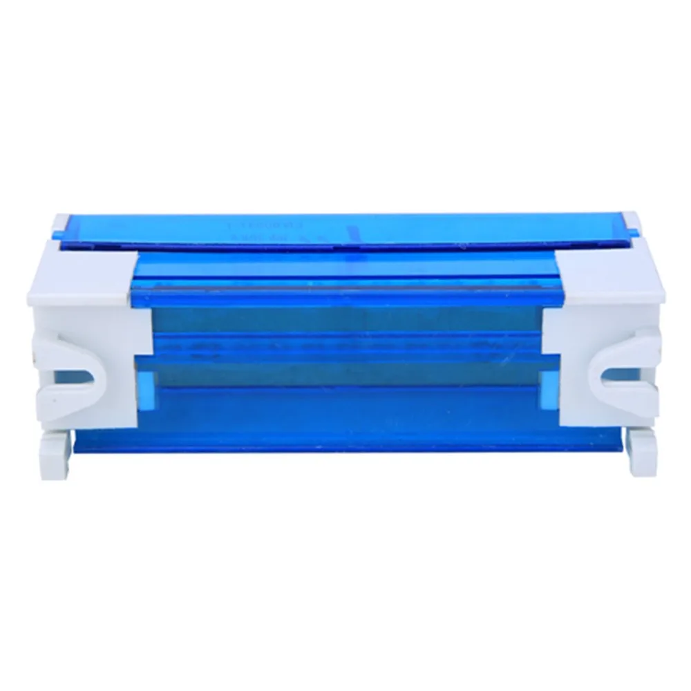 215 Terminal Distribution Box 125A/500V 2-Level Terminal Block Junction Box Blue 2 in 28 out