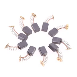 10Pcs/pack Angle Grinder Carbon Brushes 6*9*14mm Power Tool Electric Motor Spare Part Electric Grinder Replacement Carbon Brush